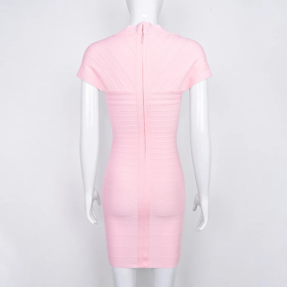 Beaukey Premium Stretch Bodycon Evening Mini Dress
