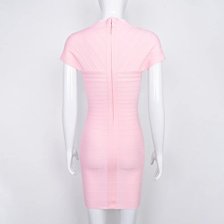 Beaukey Premium Stretch Bodycon Evening Mini Dress
