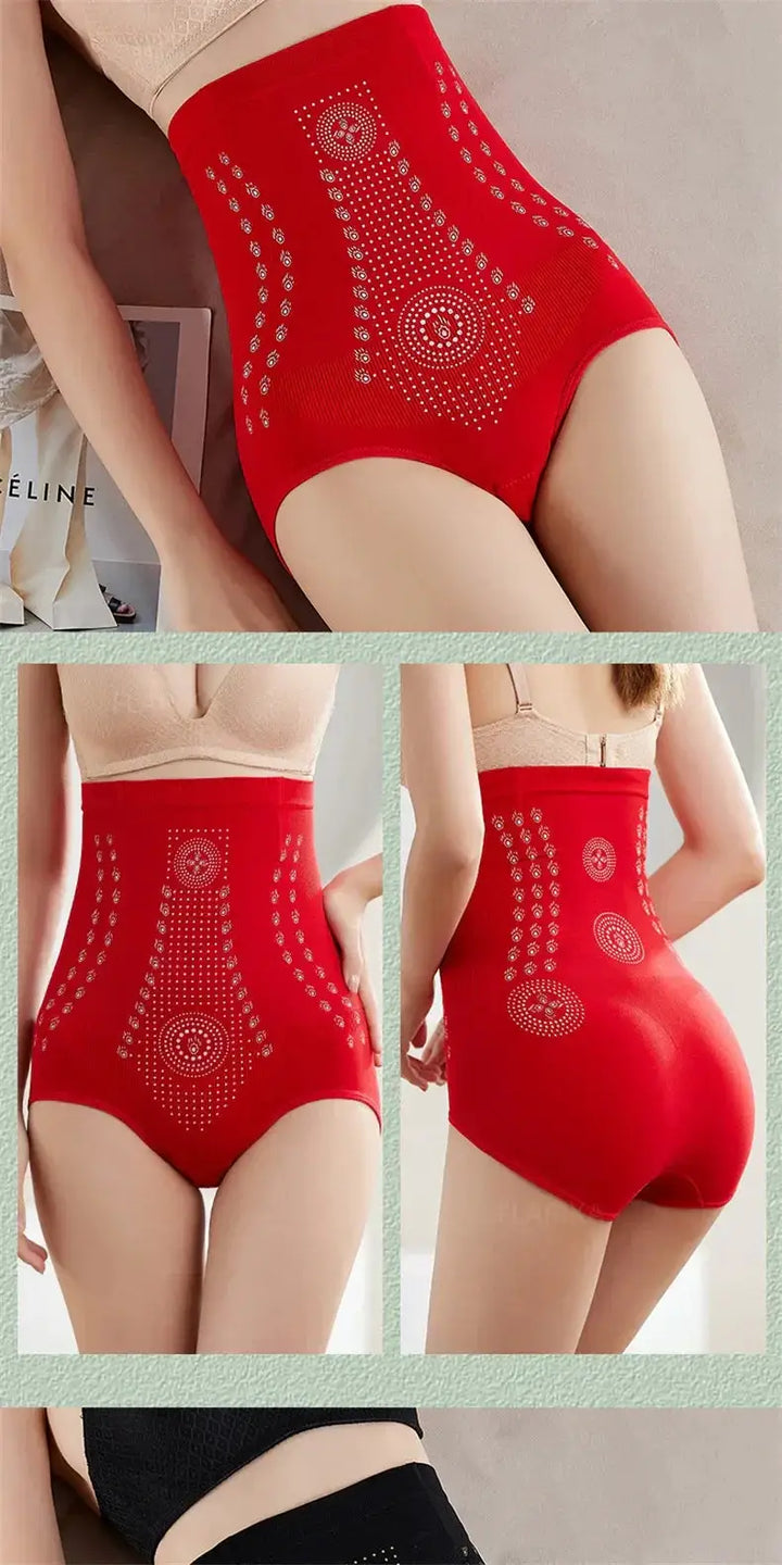 Flarixa Women High Waist Tummy Control Seamless Briefs