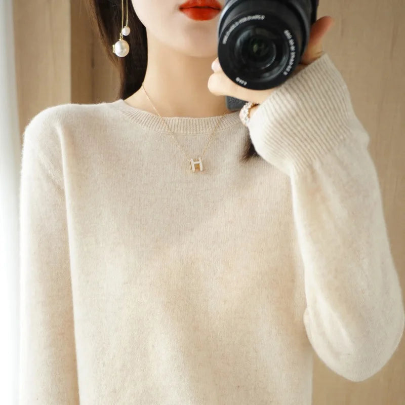 Autumn And Winter Cashmere Sweater Women&