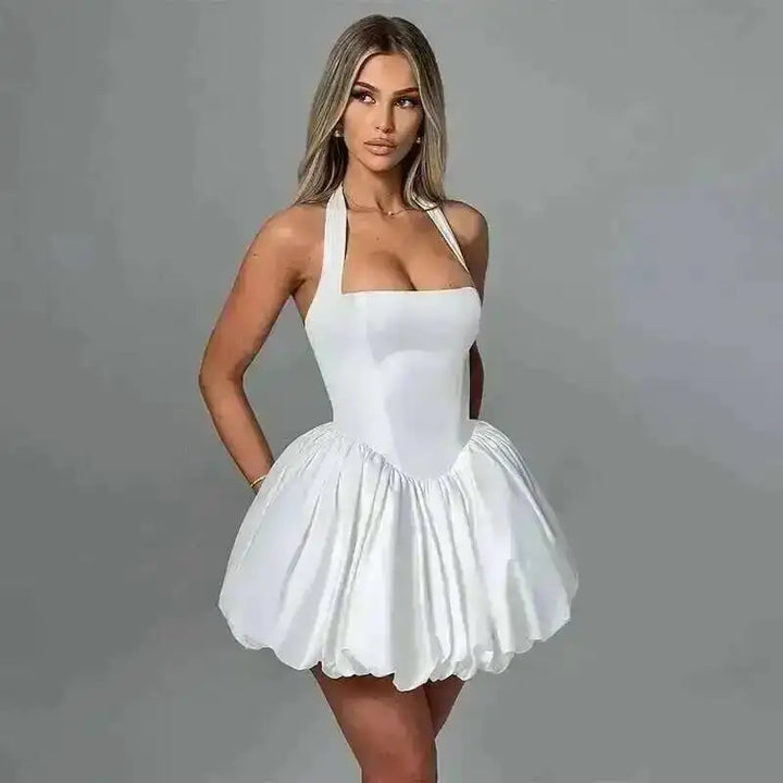 Avrilyaan Off Shoulder Backless A Line Party Dress