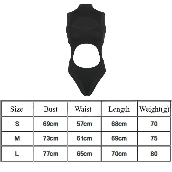 Sexy Irregular Backless Bodysuit For Women