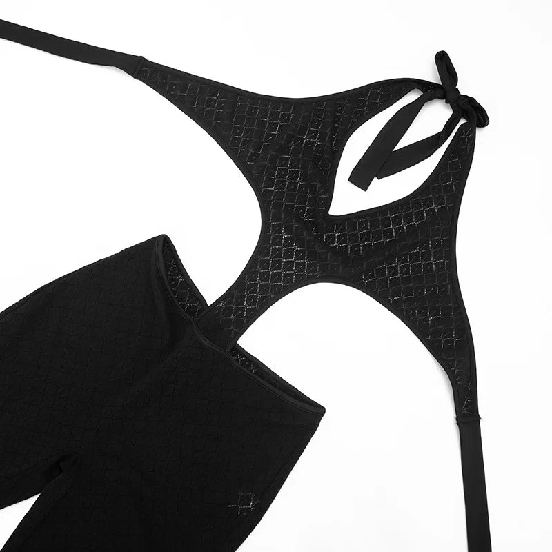 Signature Lace Jumpsuit With Exclusive Back Design