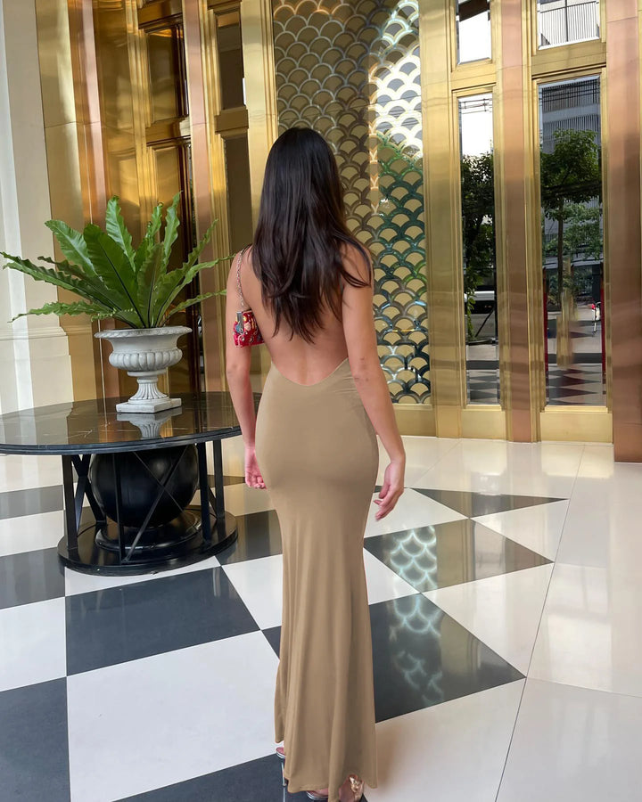 Lux Y2K Knit Maxi Dress Premium Fit
