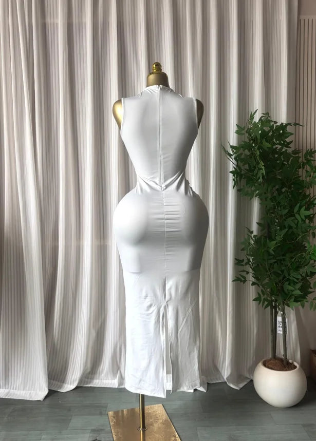 Luxurious Brocade Bodycon Dress For Elegant