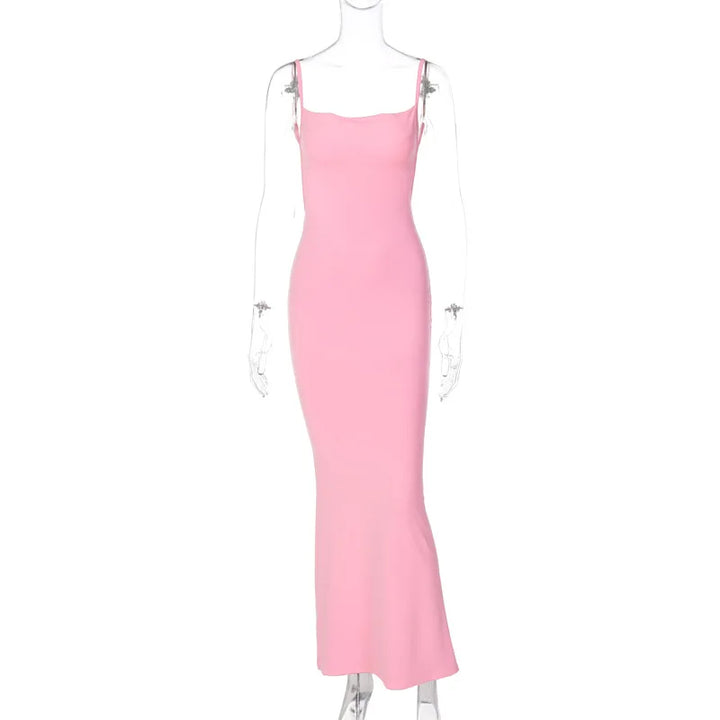 Lux Y2K Knit Maxi Dress Premium Fit