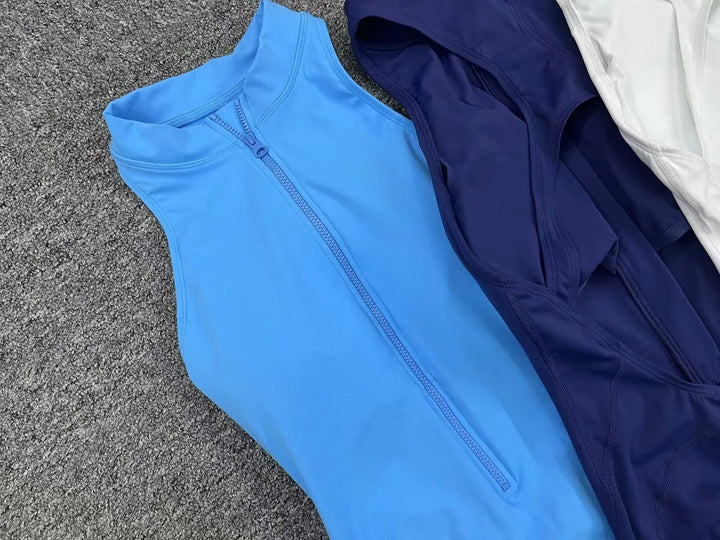 Stylish Sleeveless Hollow Jumpsuit For Gym And