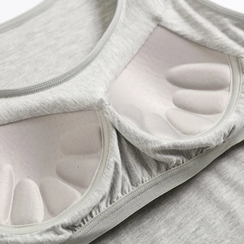 Women Slim Fit Viscose Vest With Built In Bra