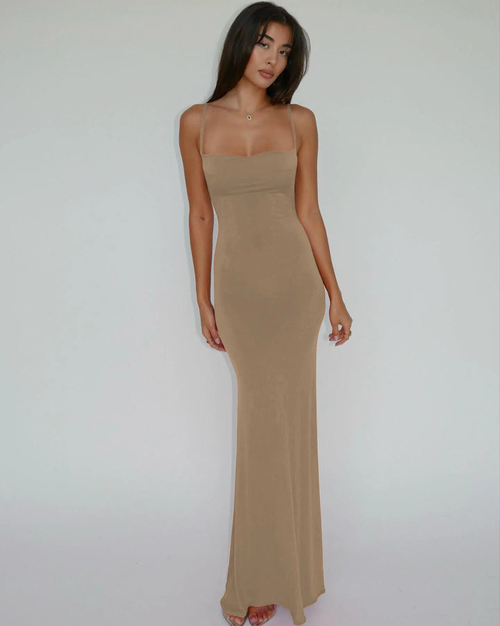 Lux Y2K Knit Maxi Dress Premium Fit