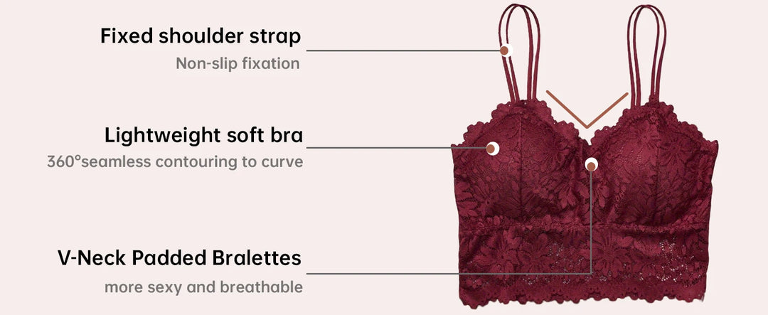 Women Seamless Modal Lace Bra Panty Set