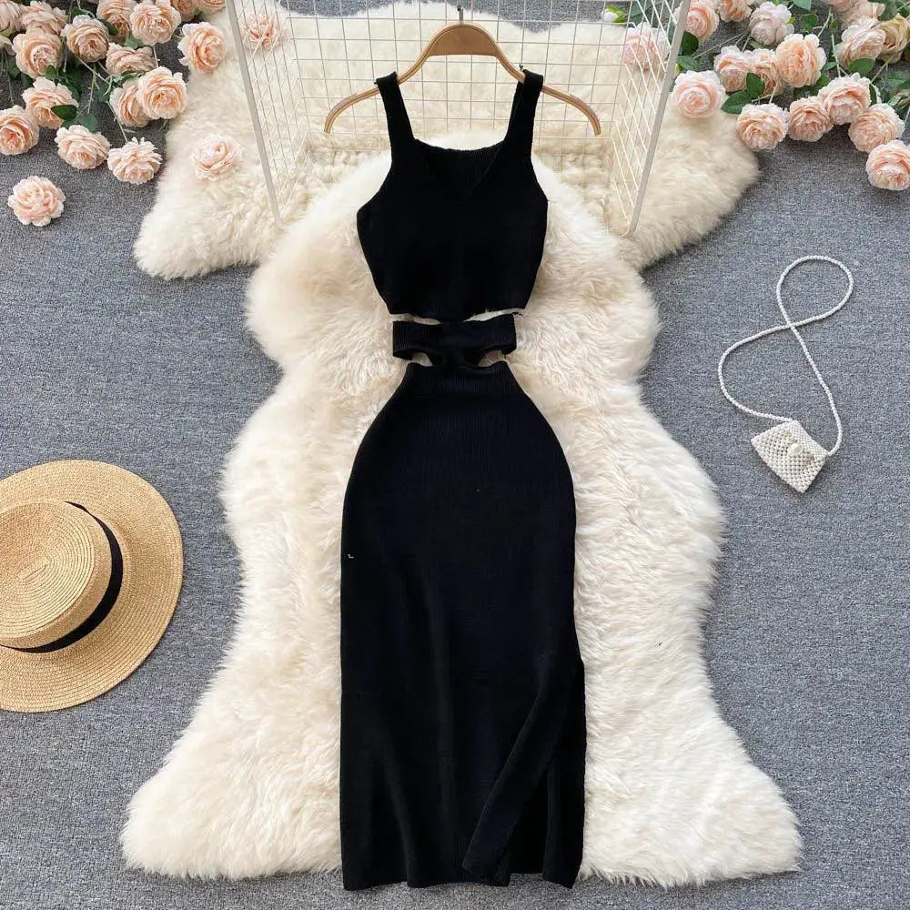 Sexy Cut Out Bodycon Sundress For Chic Modern Women
