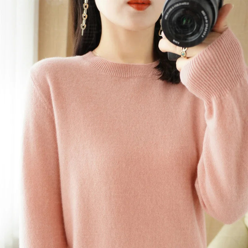 Autumn And Winter Cashmere Sweater Women&