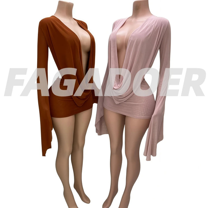 Stunning Mesh Bodycon Dress For Exclusive Night
