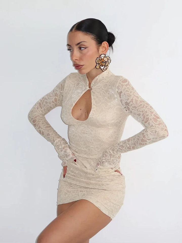 Ahagaga Premium Knit Mini Sheath Dress
