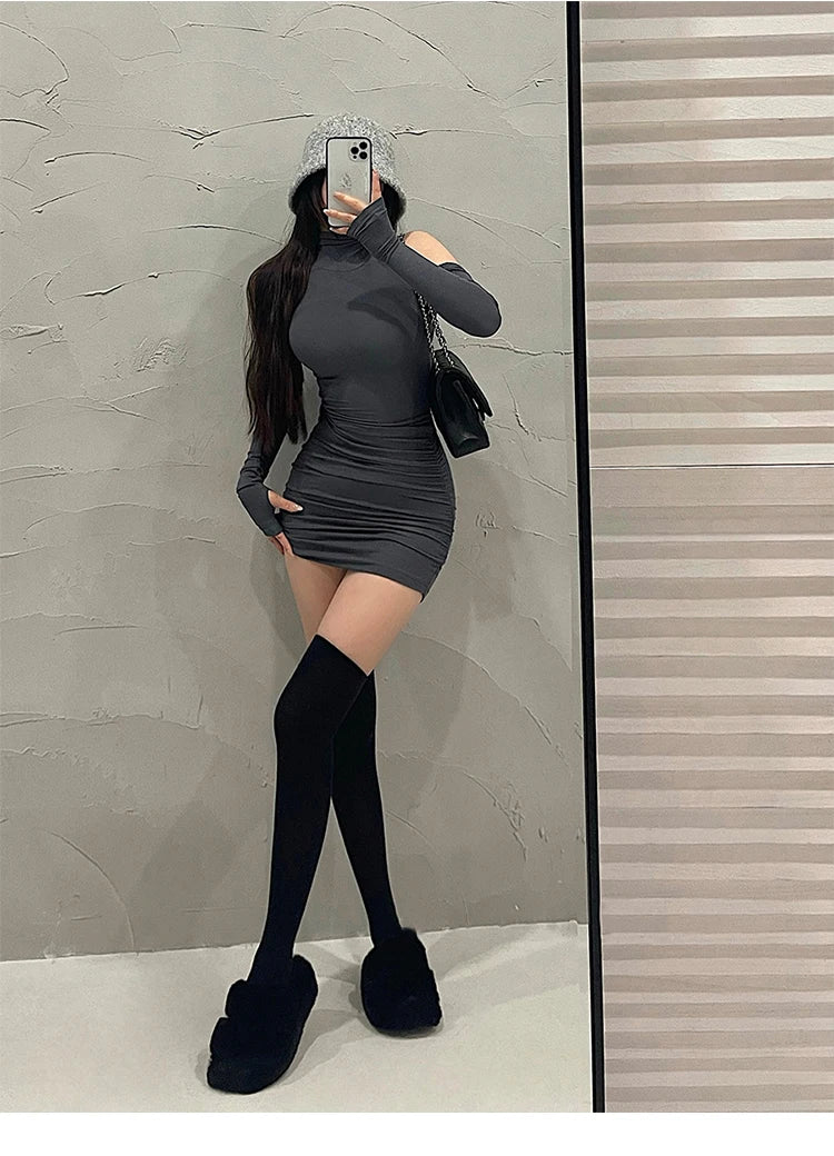 Jeyongzoo Woven Bodycon Dress For Elegant Boutique