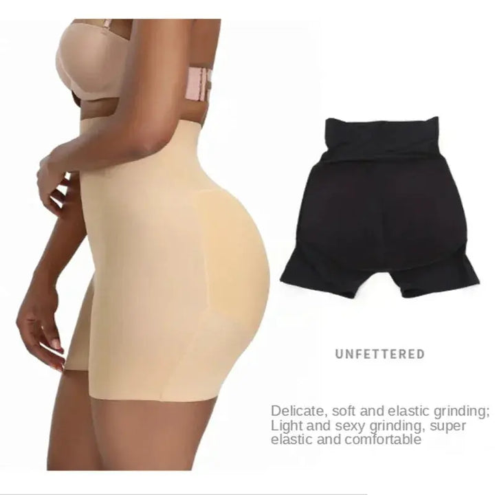 High Waist Padded Butt Lift Panties Tummy Control Shapewear