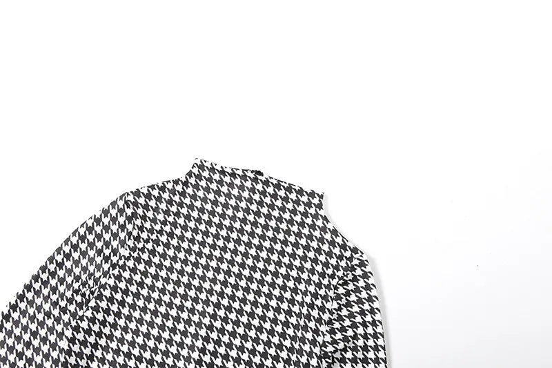 Luxury Platinum Blend Vintage Plaid Bodycon
