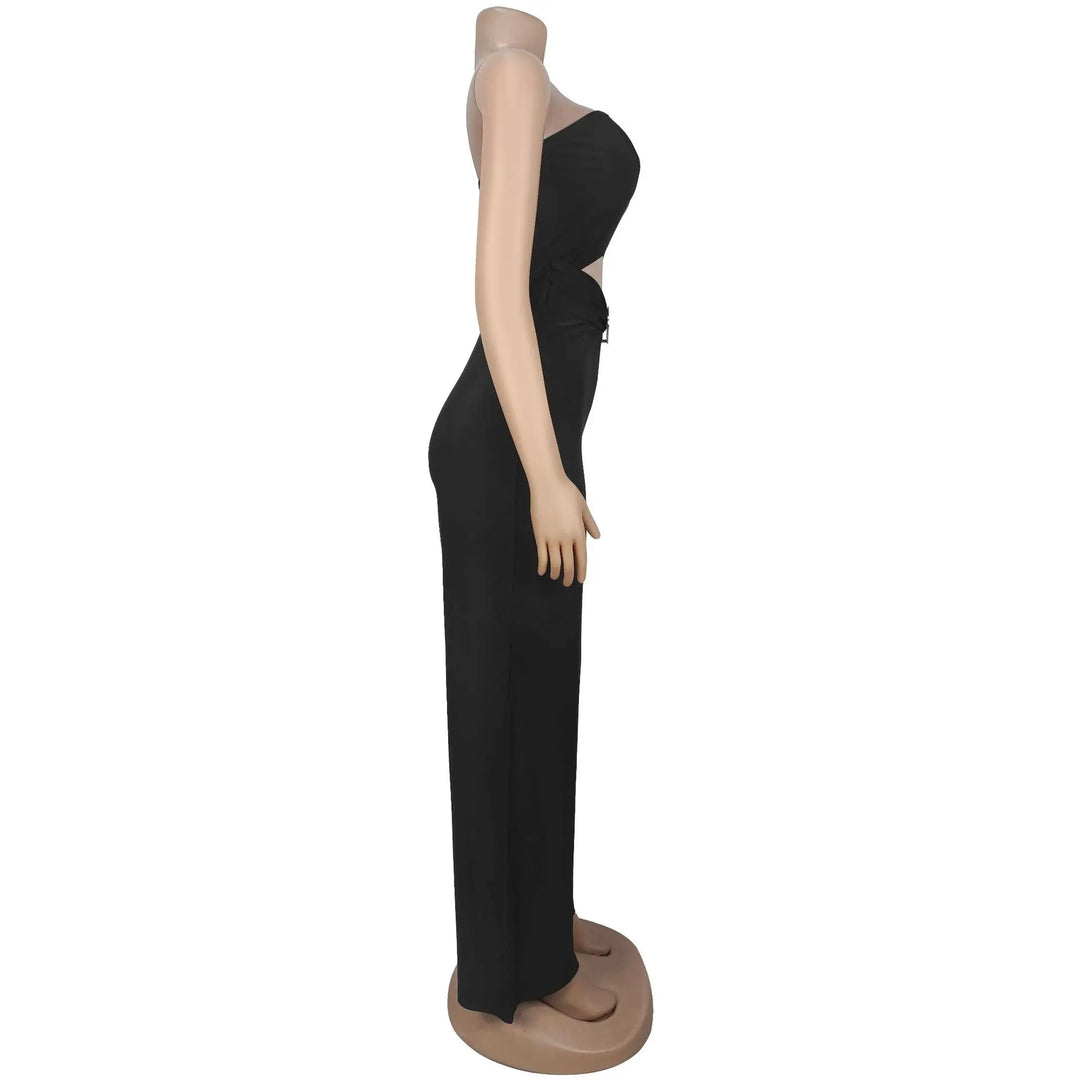 Fagadoer Women Elegant Sleeveless Stretch
