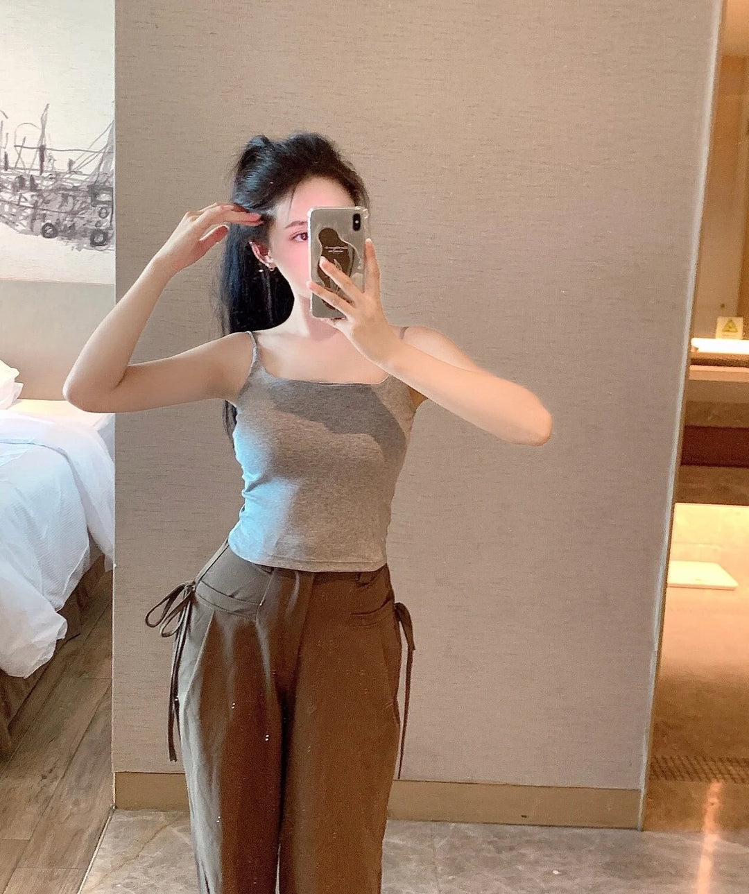 Elegant Slimming Nylon Camisole Vest For Women