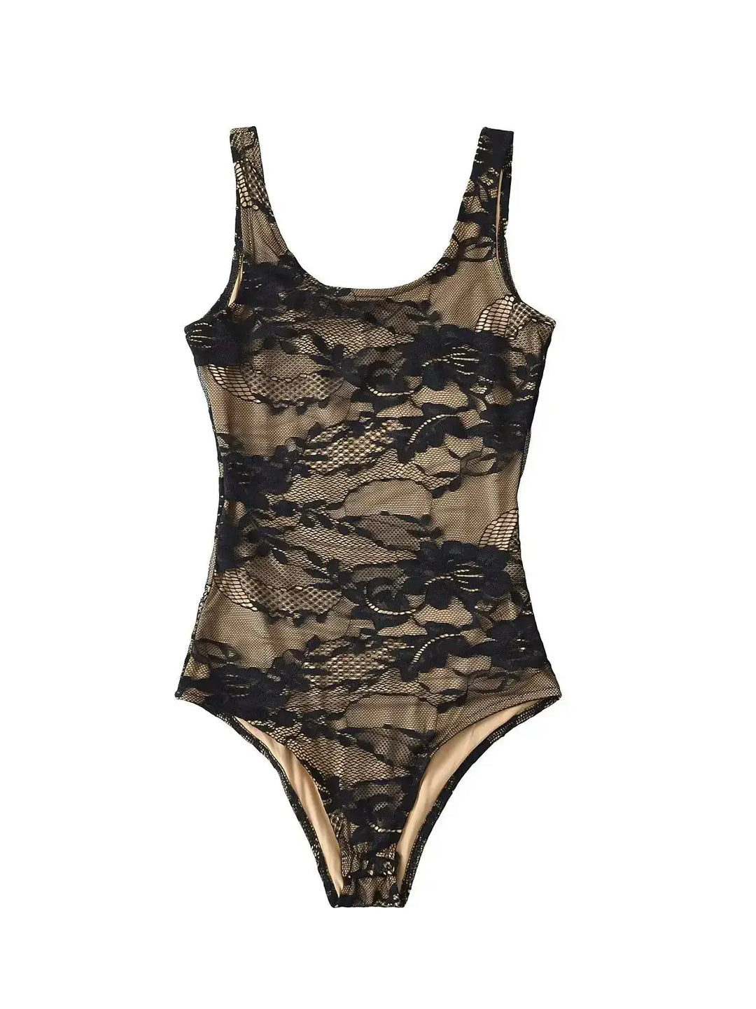 Elegant Lace Bodysuit Jumpsuit Women Summer