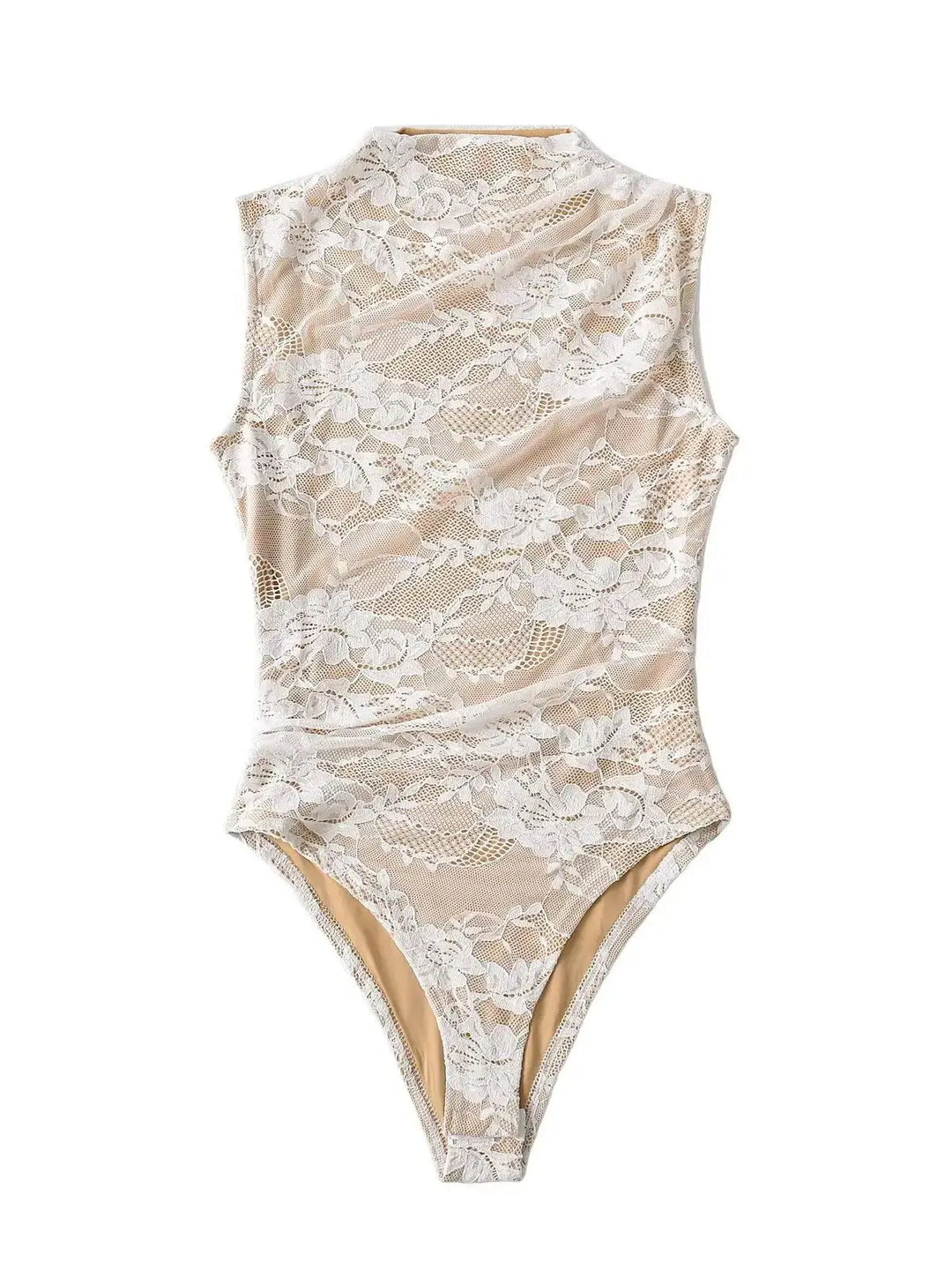 Elegant Lace Bodysuit Jumpsuit Women Summer