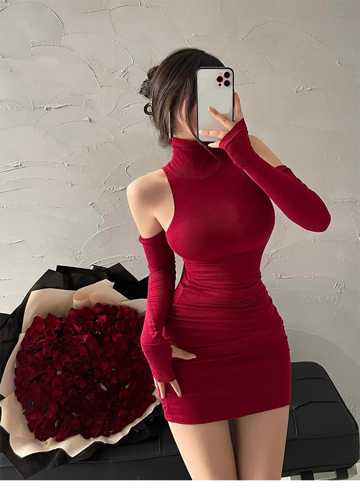 Jeyongzoo Woven Bodycon Dress For Elegant Boutique