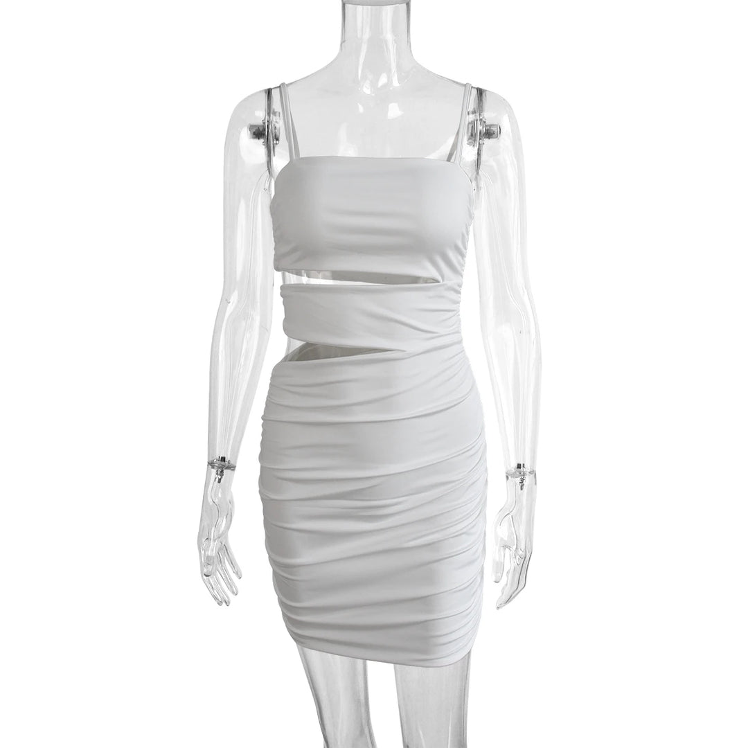 TiLeewon Signature Fine Knit White Bodycon