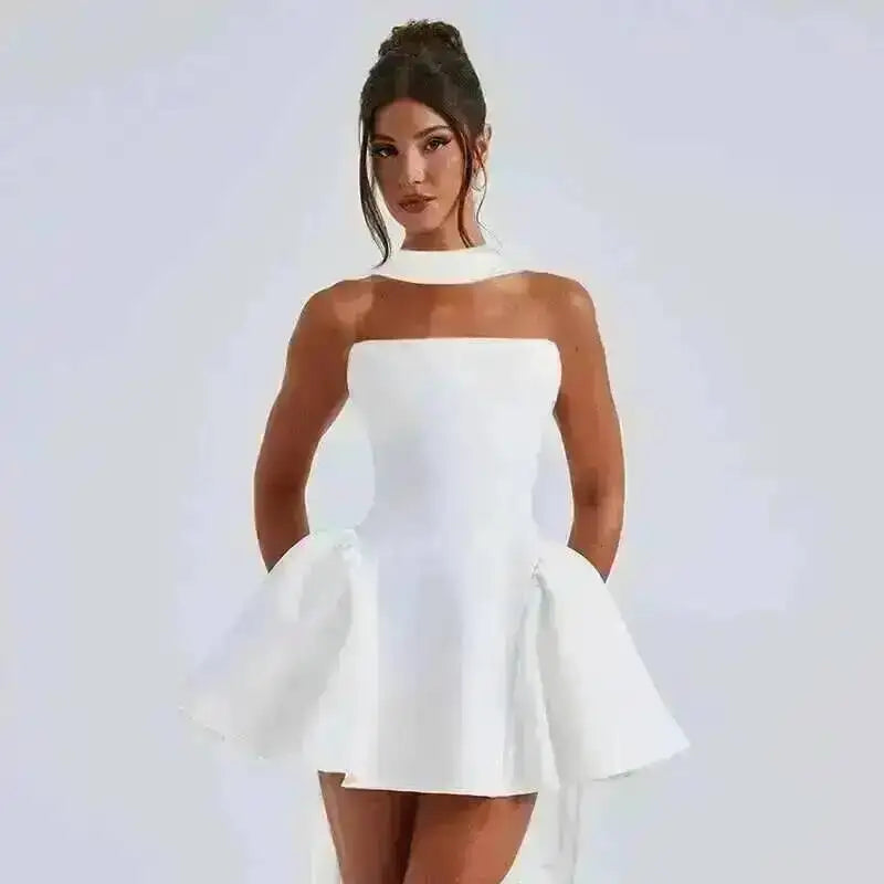 Stunning Off Shoulder Slim Fit A Line Mini Party