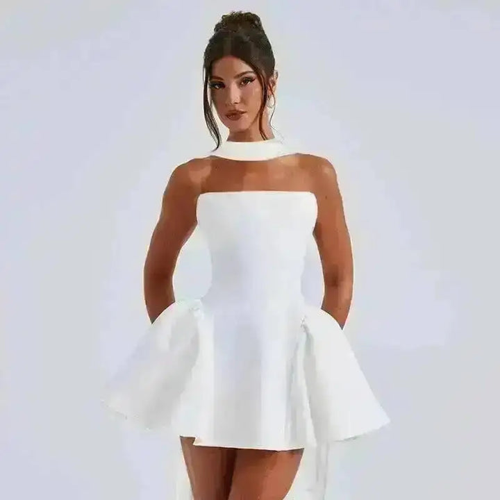 Stunning Off Shoulder Slim Fit A Line Mini Party