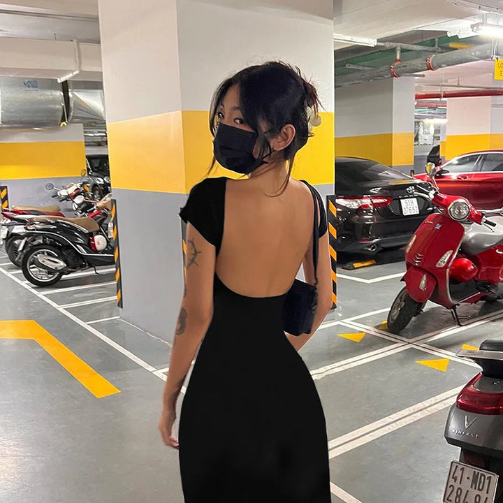 Signature Knit Long Dress Slim Fit Spring 2024