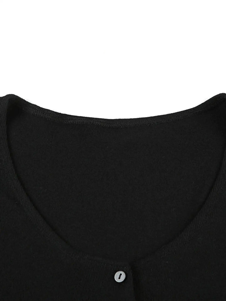 Luxury Black V Neck Mini Dress For Elegant