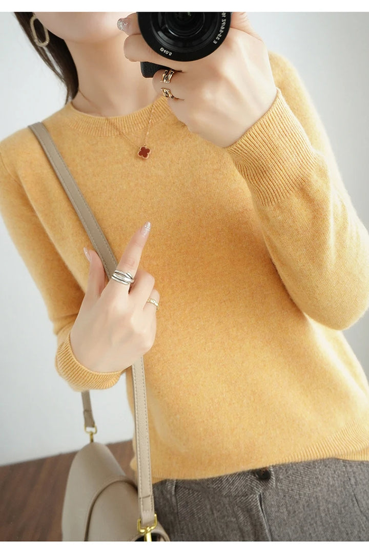 Exclusive Women 100 Pure Cashmere Crew Neck