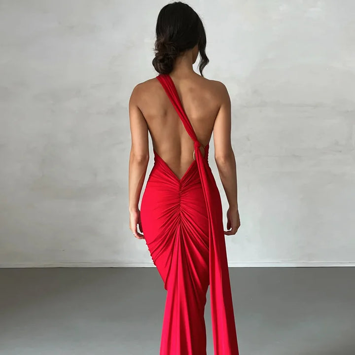 Todoblack Neon Y2K Signature Bodycon Maxi Dress