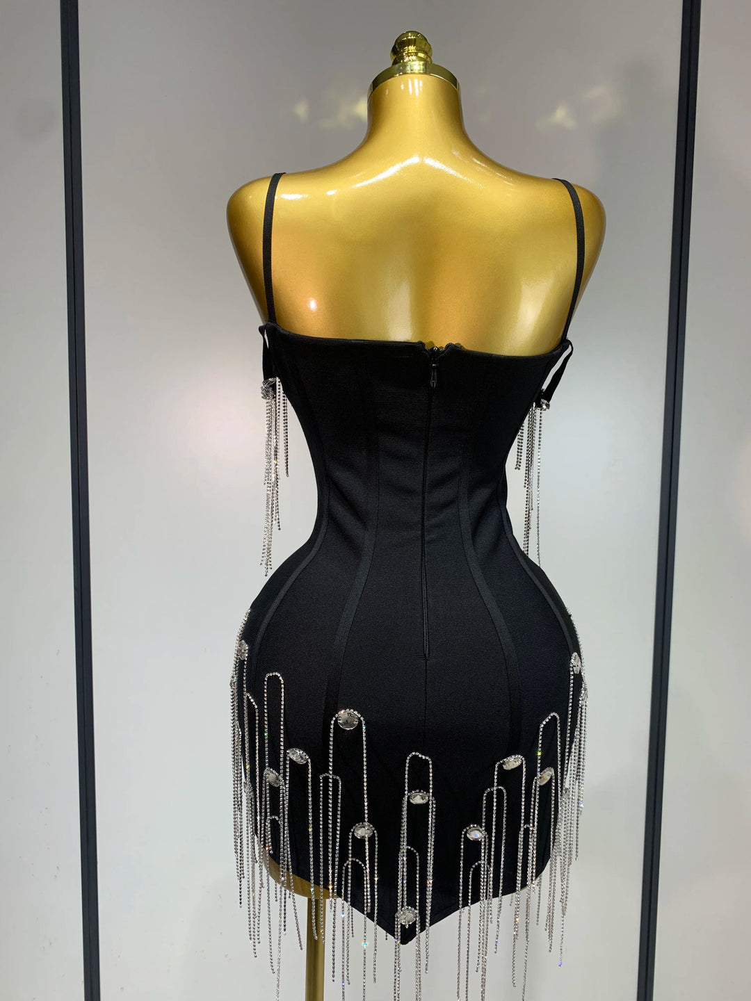 Kormanly Backless Mini Bodycon Dress
