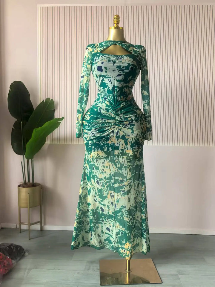 Luxury Empire Maxi Dress Dynamic Fit For Night
