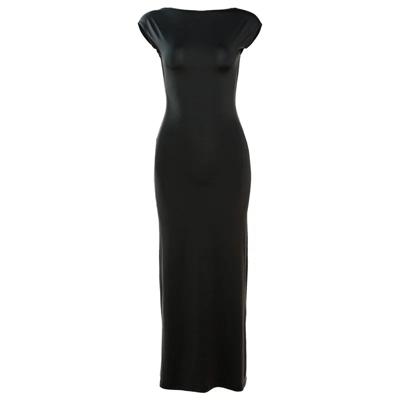 Signature Knit Long Dress Slim Fit Spring 2024
