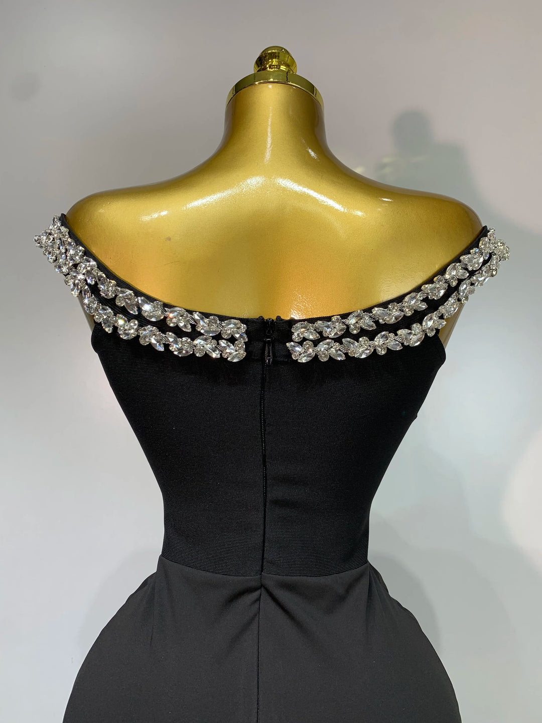 Swtao Diamond Floor Gown Winter Luxe Bodycon