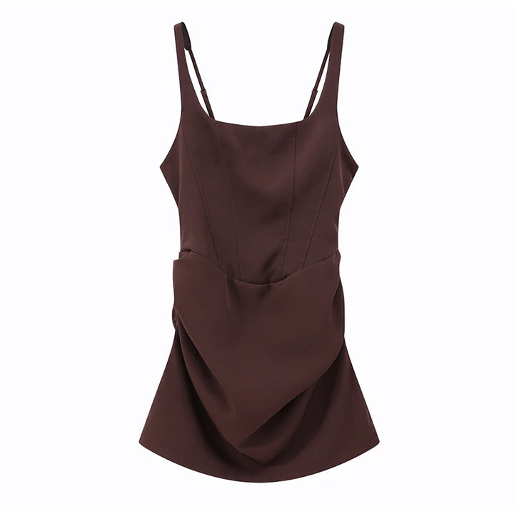 Signature Structured Square Neck Summer Dress