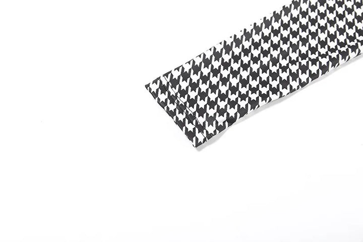 Luxury Platinum Blend Vintage Plaid Bodycon