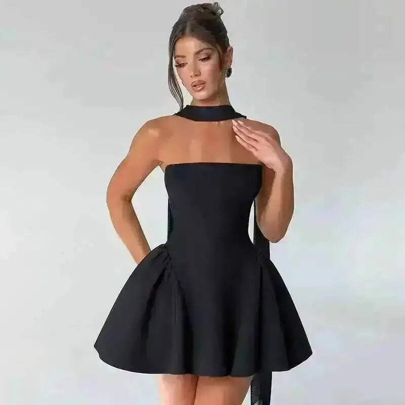 Stunning Off Shoulder Slim Fit A Line Mini Party