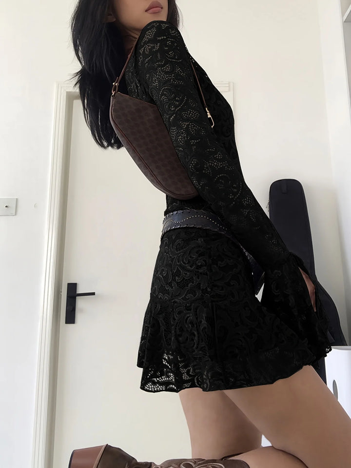 Feeling Good Fff Duo Engineered Knit Bodycon Dress