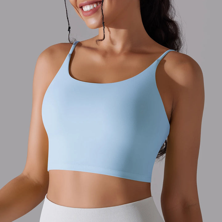 Women Yoga Bra Sports Underwear Soft Running Quick DryTank Top Fitness Gym Padded Bralette Shockproof Bra Beautiful Back