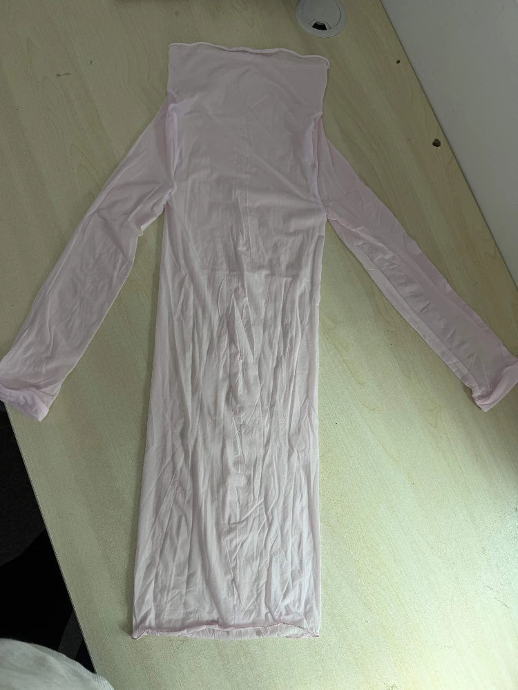 Joskaa Transparent Stretch Seamless Lingerie Dress