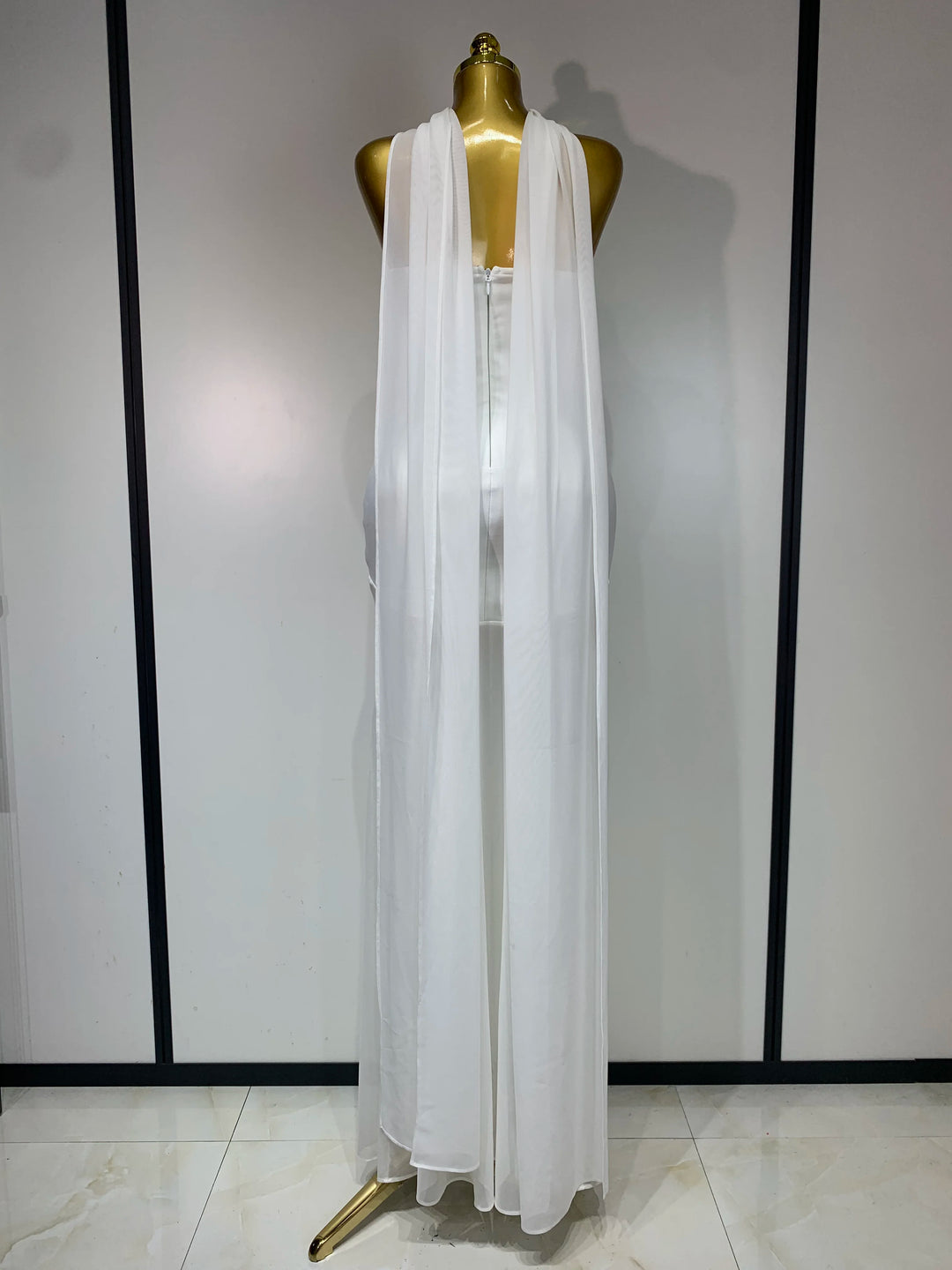 Black Strapless Bandage Gown Sculpting Silhouette