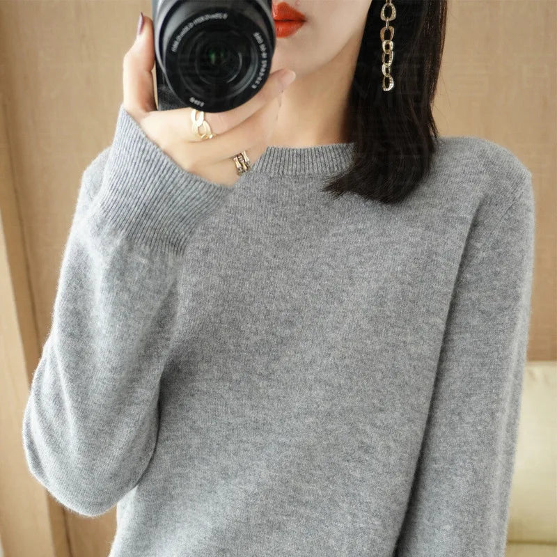 Autumn And Winter Cashmere Sweater Women&