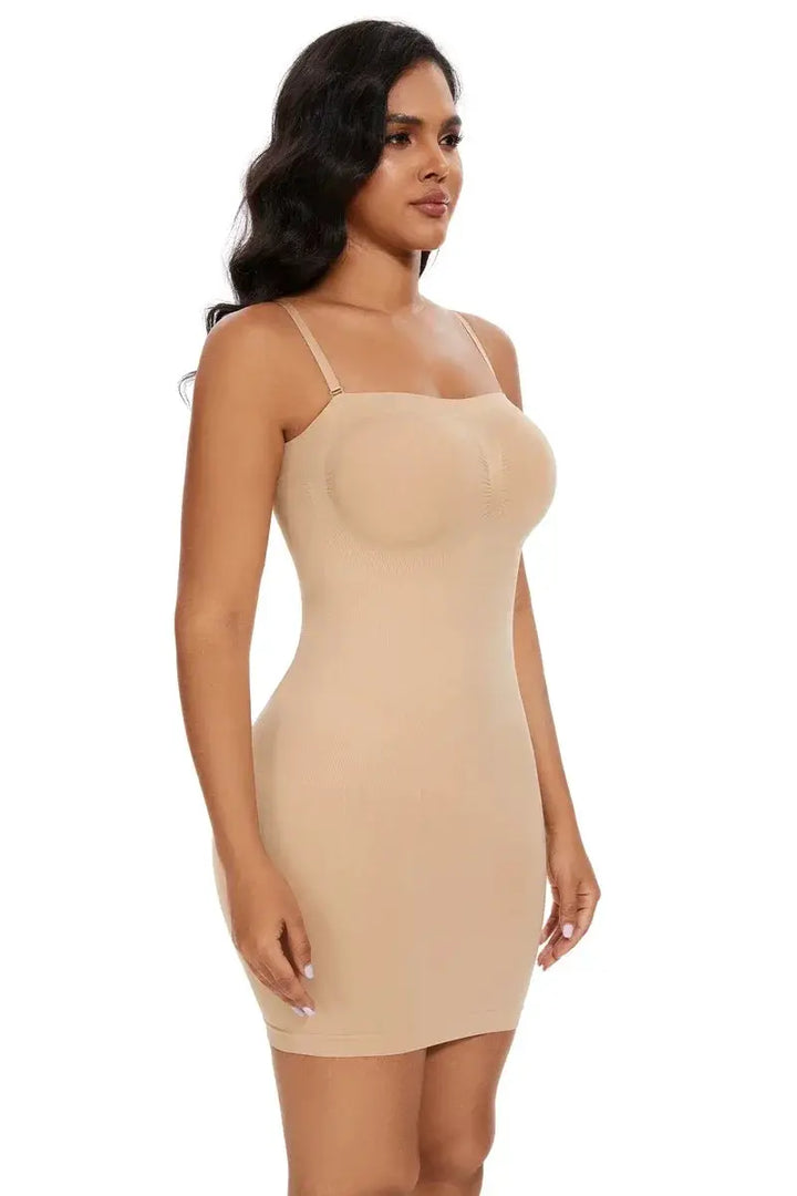 Off Shoulder Compression Body Shaper Dress For Women