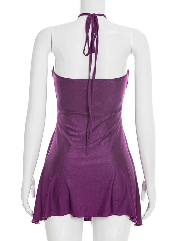 Weiss Puss Sleeveless Bodycon Mini Dress For Party