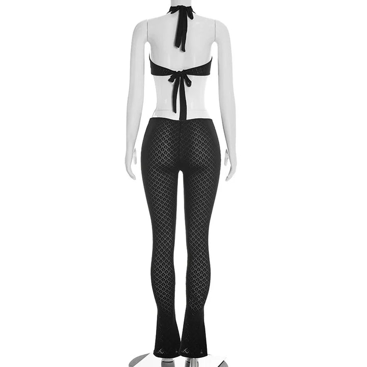 Signature Lace Jumpsuit With Exclusive Back Design