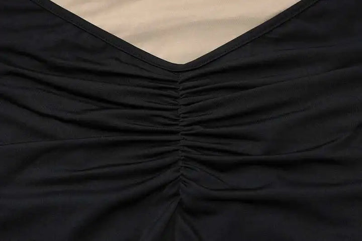 Elegant Black Lace Off Shoulder Evening Gown