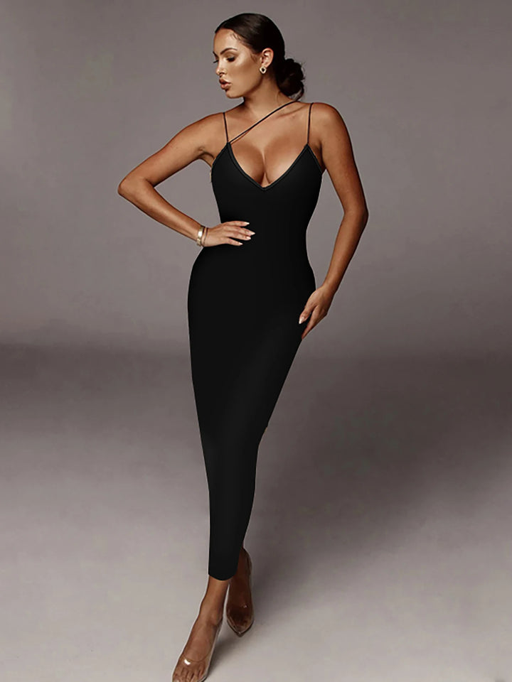 Stunning Leopard Print Bodycon Midi Dress For